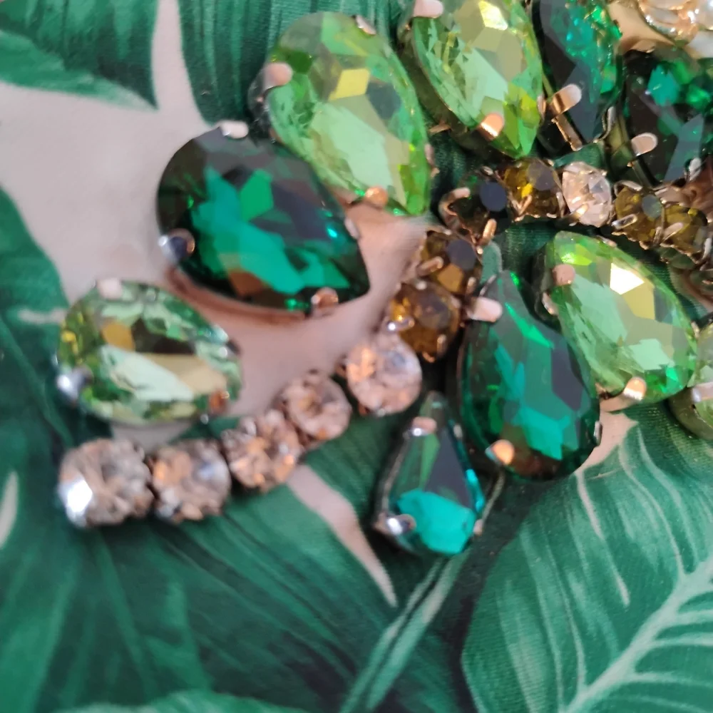 Chinese laundry Los Angeles Tropical Print/Embellish Espadrilles - Picture 3 of 11